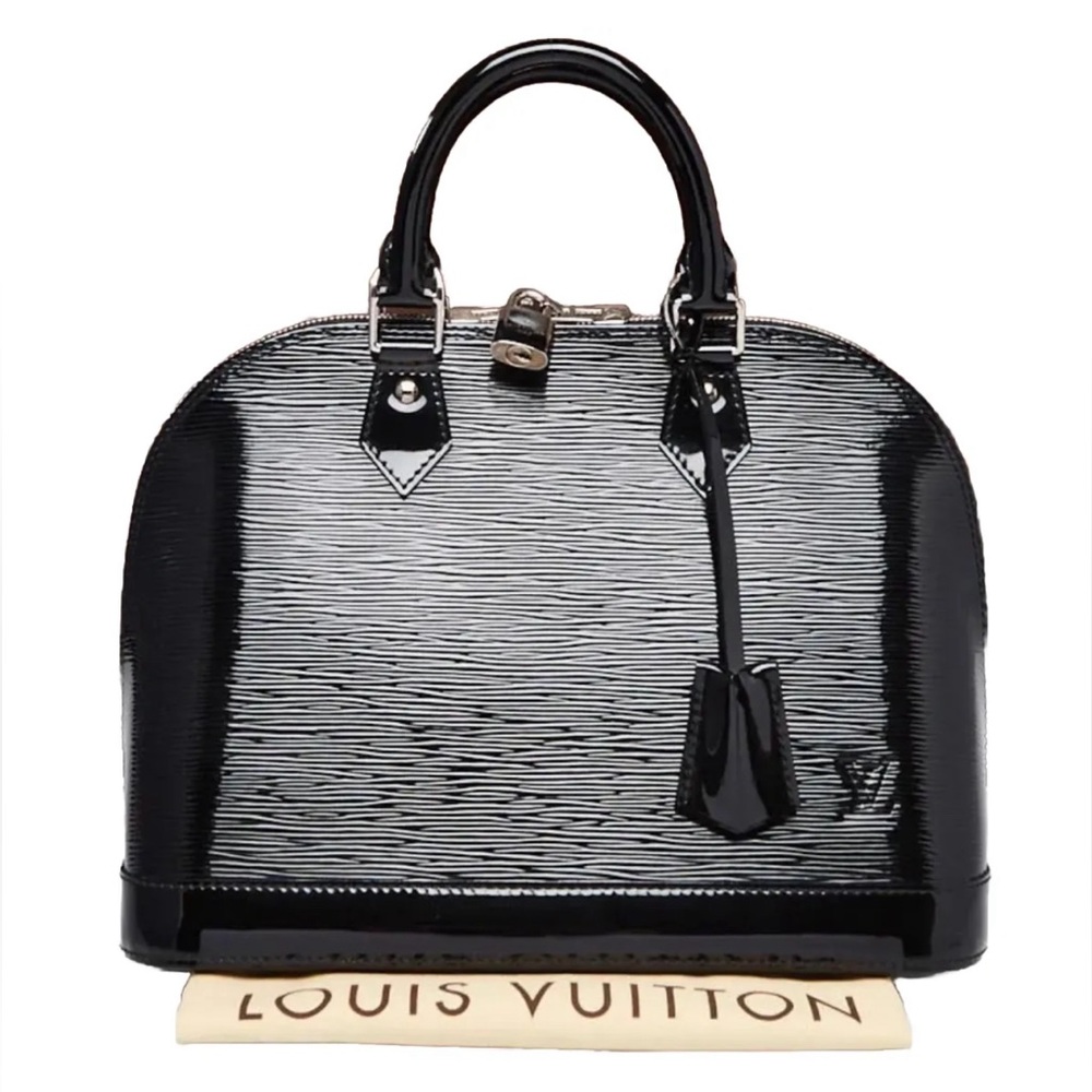 LOUIS VUITTON Black Electric Epi Leather Alma PM Bag (Listing Price FIRM)